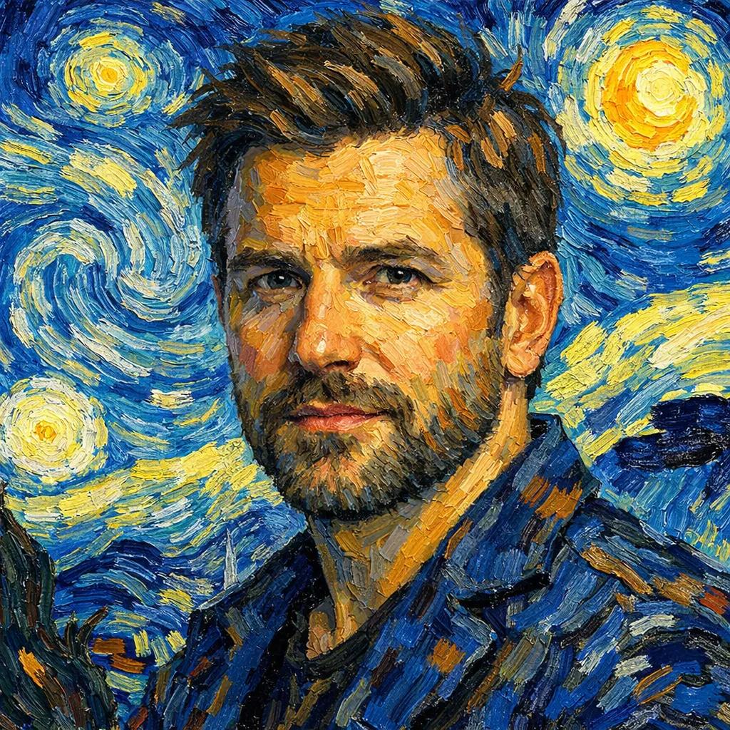 Image ai showing creative photo to image stylization