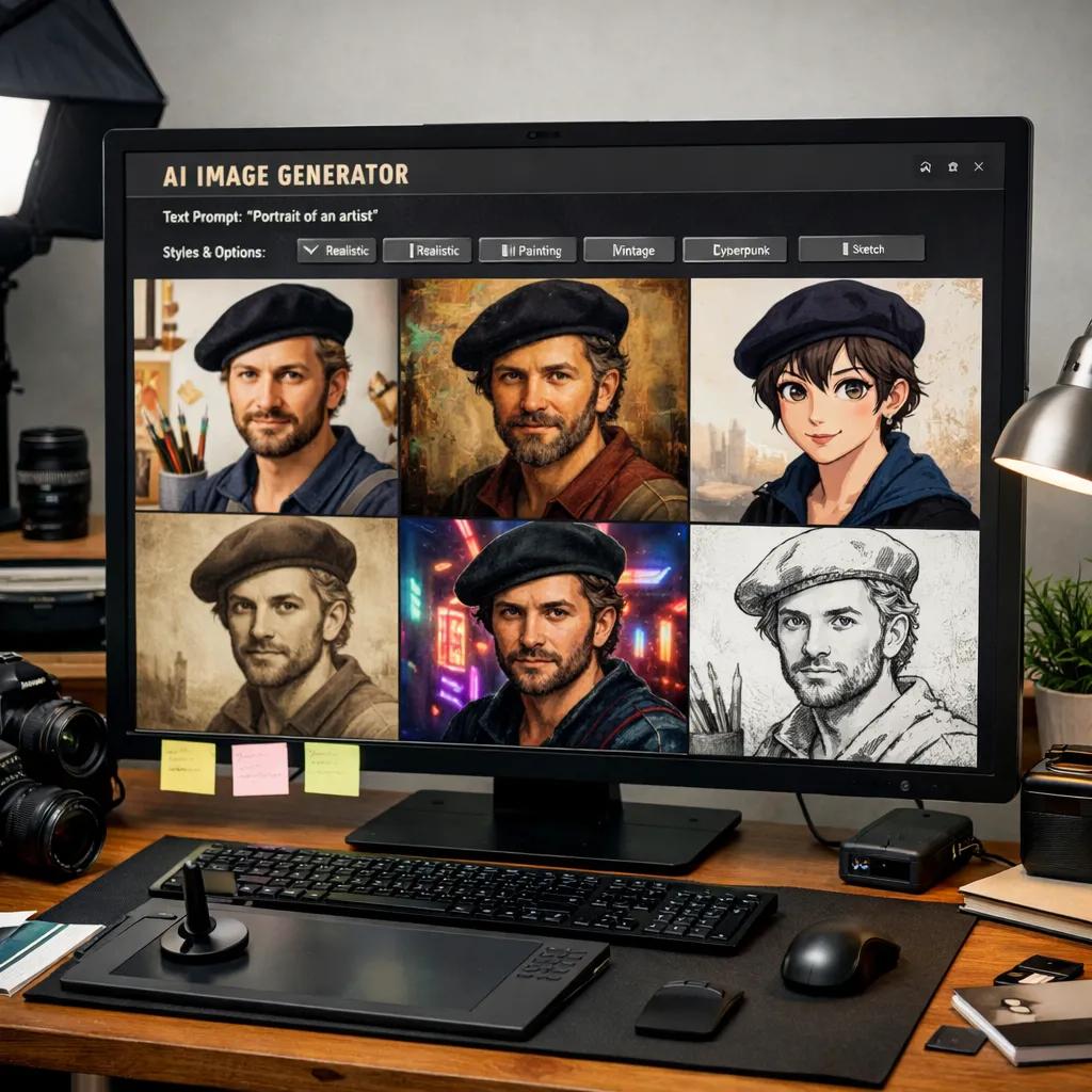 Advanced image to image generator workspace for pro creators