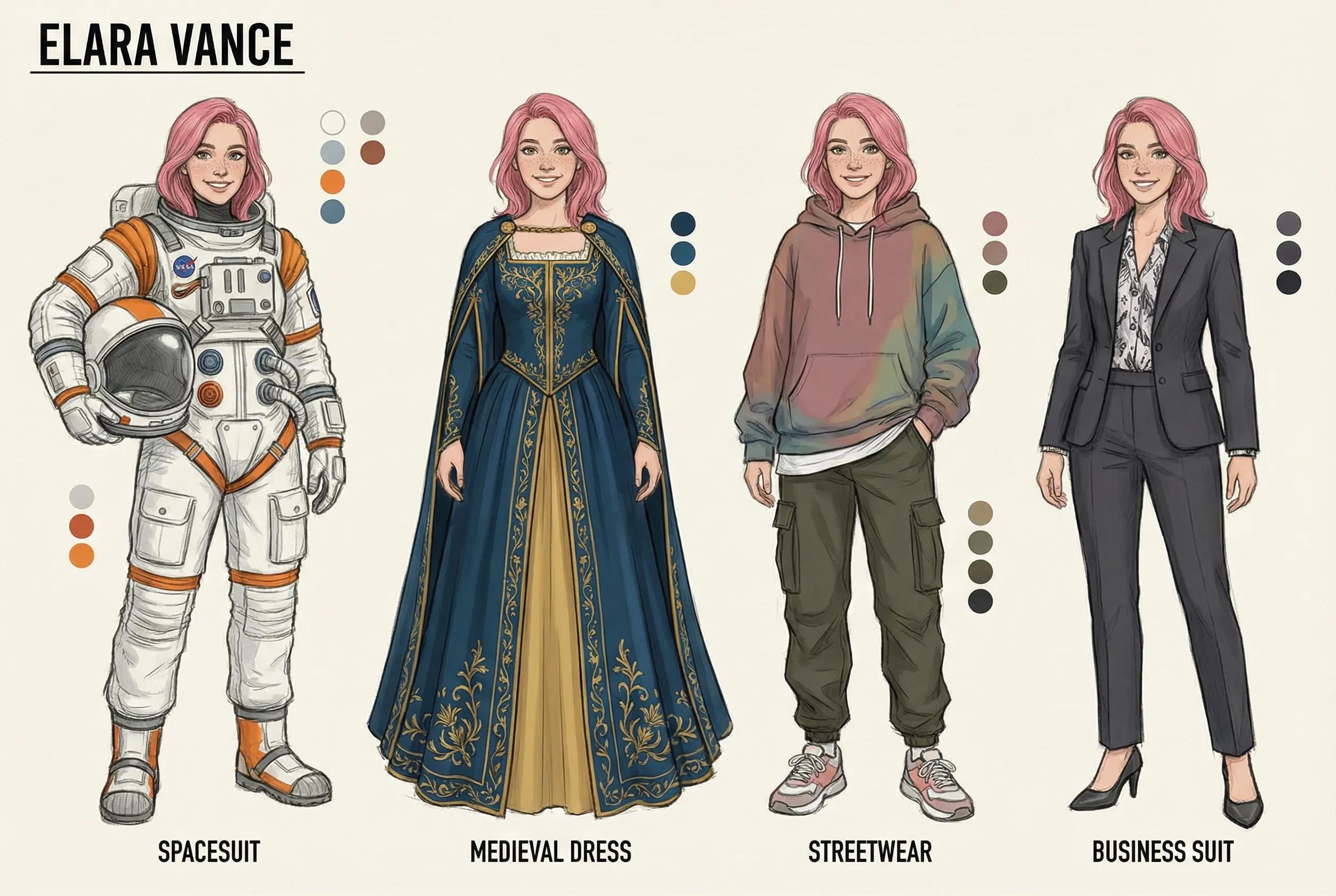 Consistent character generation